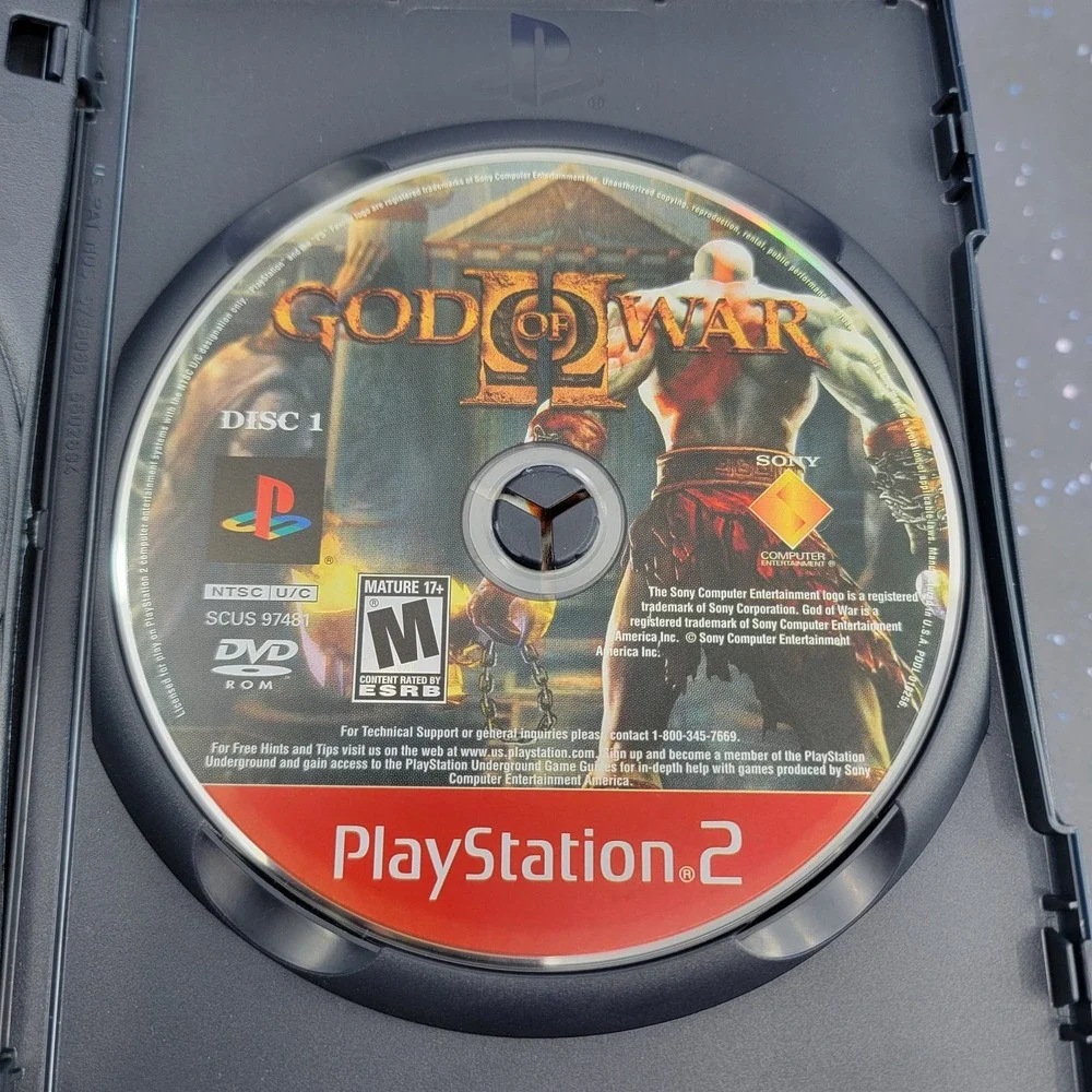 God of War II 2 (Sony PlayStation 2) PS2 Video Game CIB Complete Two Disc Set